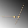 Opviq Sword - 13491 Lámpara de Pared de Metal Gris